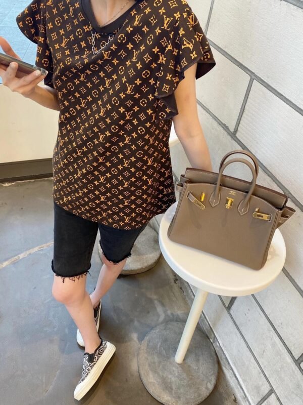 Birkin 25CM CK18 Etoupe Togo Leather Gold Hardware French Handmade Perfect Quality