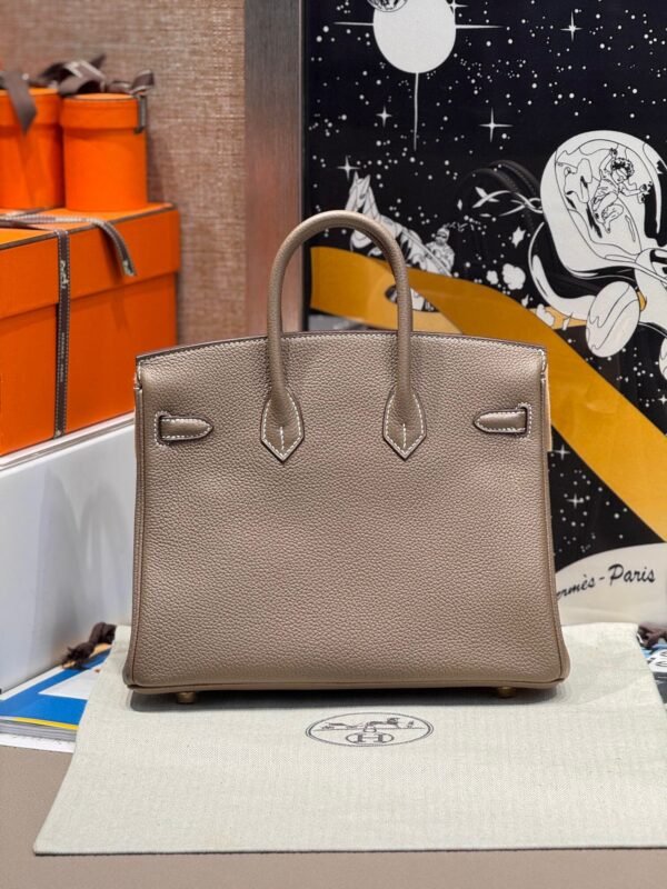 Birkin 25CM CK18 Etoupe Togo Leather Gold Hardware French Handmade Perfect Quality