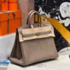 Birkin 25CM CK18 Etoupe Togo Leather Gold Hardware French Handmade Perfect Quality