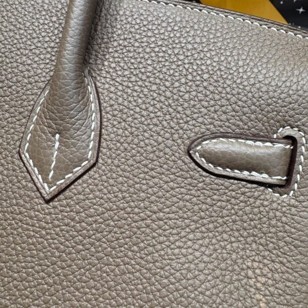Birkin 25CM CK18 Etoupe Togo Leather Gold Hardware French Handmade Perfect Quality