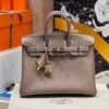Birkin 25CM CK18 Etoupe Togo Leather Gold Hardware French Handmade Perfect Quality