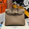 Birkin 25CM CK18 Etoupe Swift Leather Gold Hardware French Handmade Perfect Quality Birkin 25CM CK18 Etoupe Swift Leather Gold Hardware French Handmade Perfect Quality