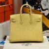 Birkin 25CM 1Z Jaune Poussin Togo Leather Gold Hardware French Handmade Perfect Quality