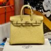 Birkin 25CM 1Z Jaune Poussin Togo Leather Gold Hardware French Handmade Perfect Quality