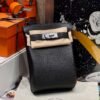 HAC A DOS CK89 Black Togo Leather Silver Hardware French Handmade Perfect Quality HAC A DOS CK89 Black Togo Leather Silver Hardware French Handmade Perfect Quality