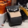 HAC A DOS CK89 Black Togo Leather Silver Hardware French Handmade Perfect Quality HAC A DOS CK89 Black Togo Leather Silver Hardware French Handmade Perfect Quality