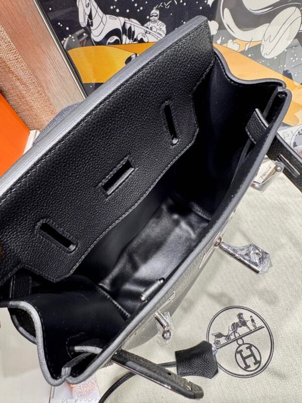 HAC A DOS CK89 Black Togo Leather Silver Hardware French Handmade Perfect Quality HAC A DOS CK89 Black Togo Leather Silver Hardware French Handmade Perfect Quality
