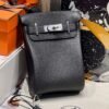 HAC A DOS CK89 Black Togo Leather Silver Hardware French Handmade Perfect Quality HAC A DOS CK89 Black Togo Leather Silver Hardware French Handmade Perfect Quality